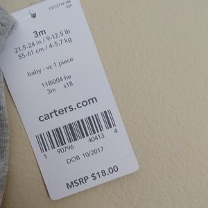 Carter's One Pieces - *B2G1* Carters Baby Girl Cat Onesie Romper NWT Carter's One Pieces - *B2G1* Carters Baby Girl Cat Onesie Romper NWT